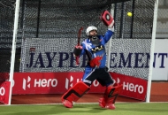 ranchi-rhinos-goal-keeper-in-action-in-warmup-session-at-jalandhar