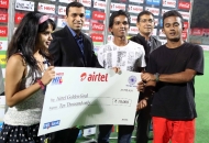 Airtel goal of the match awards during presentation ceremony