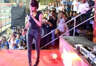 bollywood actress sherlyn chopra performing during the game