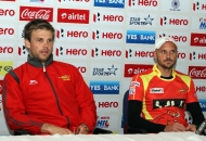 mortiz-furste-c-coach-gregg-clark-of-rr-during-post-match-press-conference