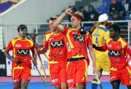 RR celebrates-after-scoring-a-goal-against-JPW-at-mohali
