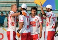 DMM celebrates after winning the 2nd Match in HHIL 2014