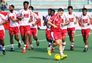Warmup Session at Lucknow