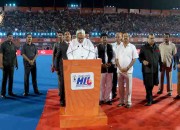 Chief Guest  Honourable Chief Minister of Odisha, Shri Naveen Patnaik announcing the 4th Coal India Hockey India League open